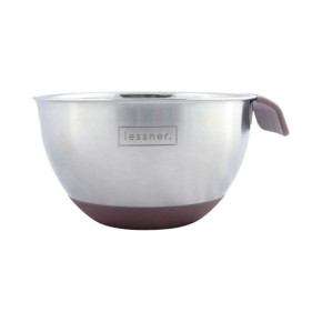 Миска Lessner для смешивания 2.6 л 20 см с силиконовой ручкой (55900-20)