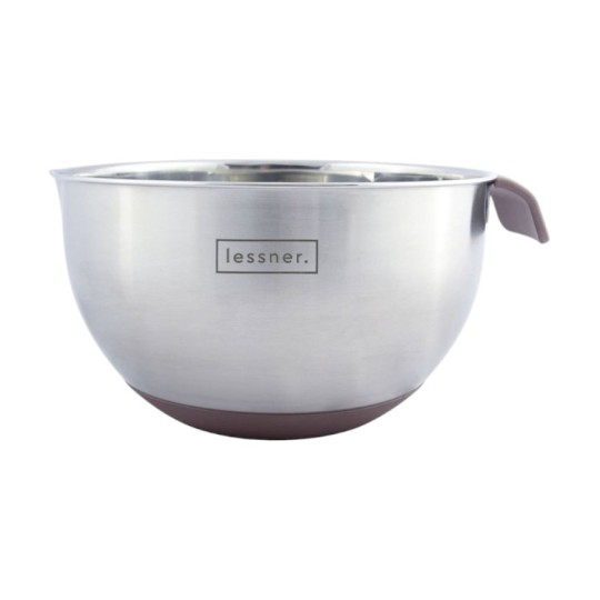 Миска Lessner для смешивания 4.8 л 24 см с силиконовой ручкой (55900-24)