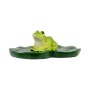 Фігурка для квіткового горщика Stenson Frog on a water lily 10 см (R34175)