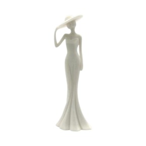 Фігурка декоративна Lady In a Hat 31 см Мікс (7216-10)