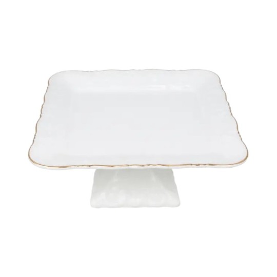 Тортовница LUGI White Square 20х20 см (12120-YH-HG041)