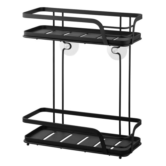 Полка двухуровневая Ardesto Vigor 26.5х14х31 см черный (ARHK4504PB)