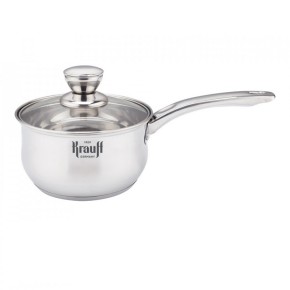 Ківш Krauff 1.2 л 14 см зі скляною кришкою 26-238-090