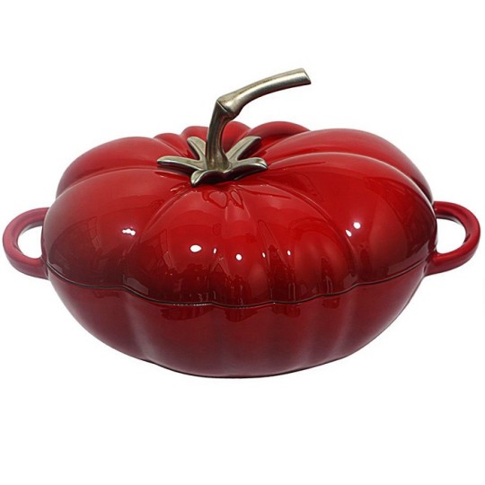 Кастрюля чугунная Iron Tomato 2.5 л красный (HP-1-20-RED)