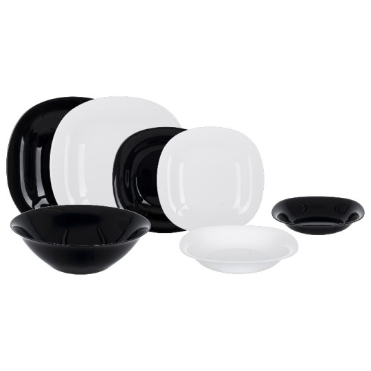 Сервіз столовий Luminarc Carine Black&White 19 предметів (V8305)