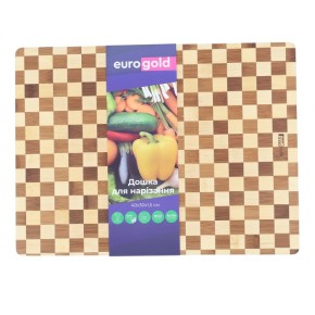 Доска для нарезки Eurogold Шахматы 40х30х1.5 см (7112901710)