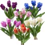 Декоративний букет Decorize Тюльпани махрові 32 см (1377)