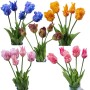Декоративний букет Decorize Тюльпани махрові 42 см (1338)