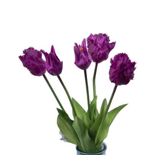 Декоративний букет Decorize Тюльпани махрові 42 см (1338)