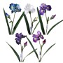 Искусственные цветы Decorize Ирис высокий 85 см люкс (5131)