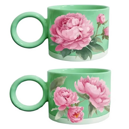 Чашка GalleryGlass Пион 385 мл 2 дизайна (75006446)