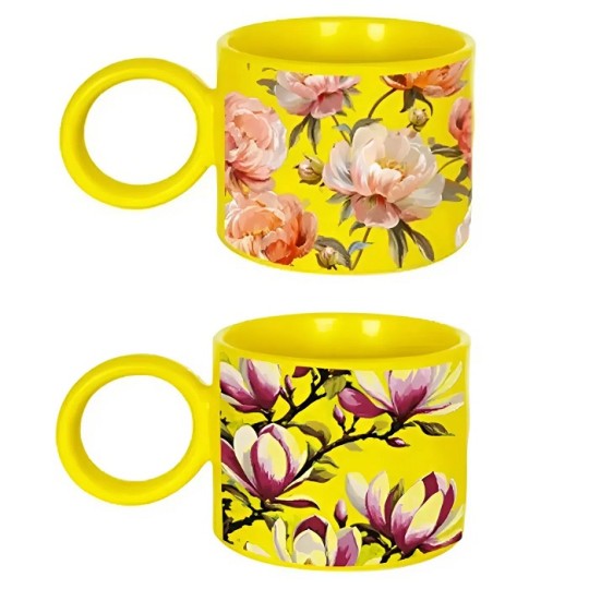 Чашка GalleryGlass Квіткова грація 385 мл 2 дизайни (75006538)