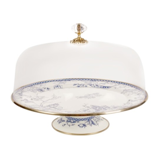 Тортівниця Elmani Butterfly 30 см з кришкою (763-029)