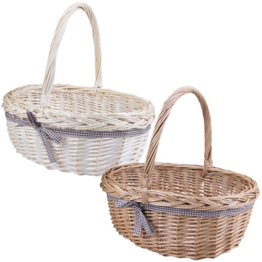 Кошик Decorize овальний одинарний з бантом (2577)