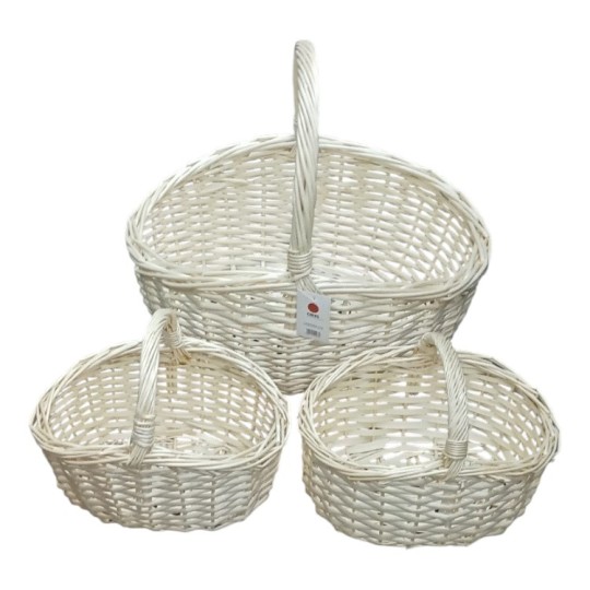 Набір кошиків Decorize з опущеним краєм 3 штуки (3409)