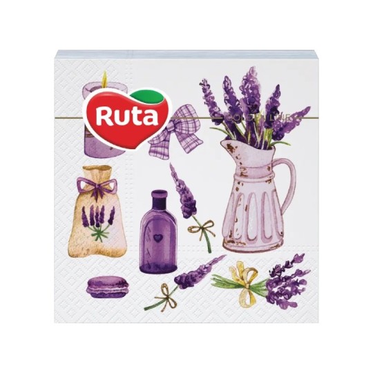 Серветки Ruta Весняна палітра 33х33 см 20 штук