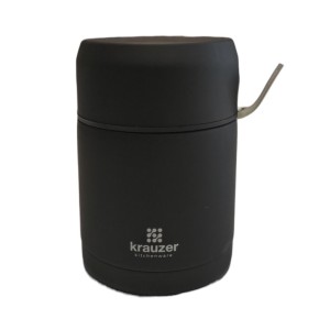 Термос пищевой Krauzer Soft Touch 750 мл чёрный (87-750 Black ST)
