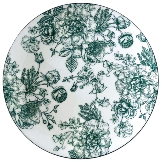 Тарілка обідня Limited Edition Blossom Green 26.5 см (YF7002-1)