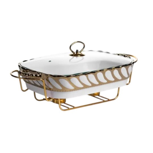 Мармит фарфоровый Lugi Tiffany 2 л 38х30х7 см (SG-428-15)