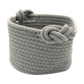 Корзина Hold&Home плетеная круглая серая 19х12 см HW74799G