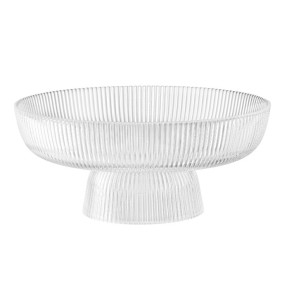 Фруктовниця Ardesto Glass Iceberg Transparent 26х11 см (AR5043)