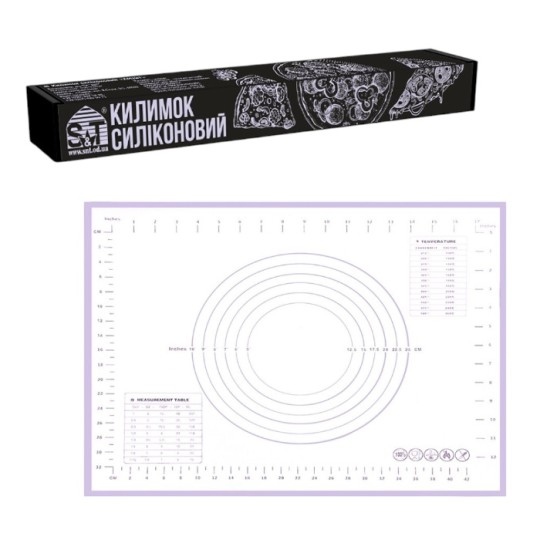 Килимок для тіста SnT Amist 50х40 см (3300-56)