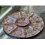Блюдо-сегмент Olens Мальоване червоне 22.5х19х9 см 8030-468