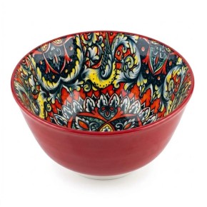 Салатник Olens Рисованный красный 12х6.5 см 300 мл 8030-460