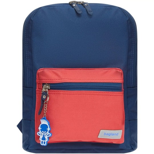 Рюкзак Bagland Молодіжний mini 8 л 50866 (225 синій/червоний)