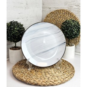 Тарілка обідня Intrendo Maritimo Golden rim white 26.5 см IN0026MAR