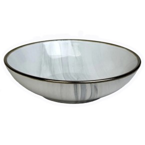Тарілка супова Intrendo 20 см Maritimo Golden rim white IN0020MAR