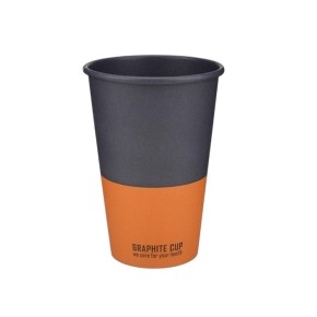 Набір стаканів паперових Buroclean Graphite Cup 340 мл 50 штук (1080045)