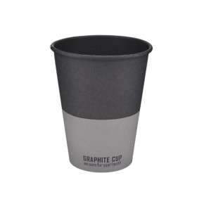 Набір стаканів паперових Buroclean Graphite Cup 400 мл 50 штук (1080046)