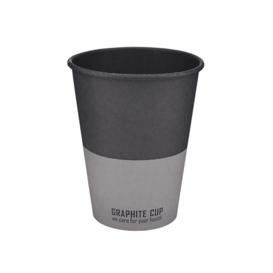Набір стаканів паперових Buroclean Graphite Cup 400 мл 50 штук (1080046)