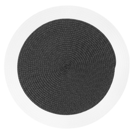 Коврик сервировочный Ardesto 38 см Black/White (AR3325WBK)