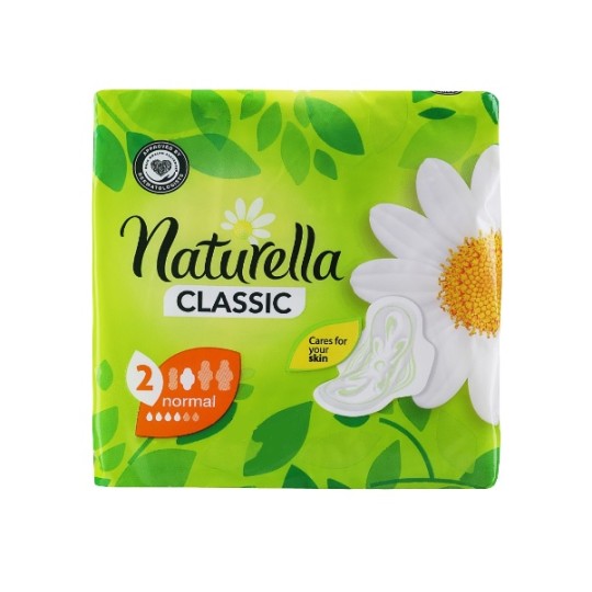 Гигиенические прокладки с крылышками Naturella Classic CamomileNormal Quatro 40штук