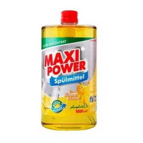  MAXI POWER Средство для мытья посуды 1л Лимон запаска