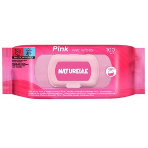 Вологі серветки Naturelle Pink 100 штук