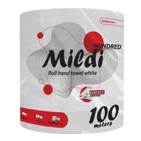 Паперові рушники Mildi Hundred 2 шари 100 м