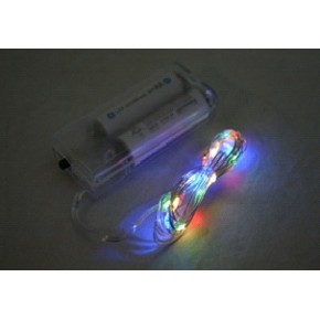 Електрогірлянда світлод. мікро-LED на батарейках, кольор., 100 LED, 10М, 3хАА BPNY-01023