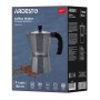 Гейзерна кавоварка Ardesto Gemini Molise 150 мл 3 чашки сірий AR0803AGS