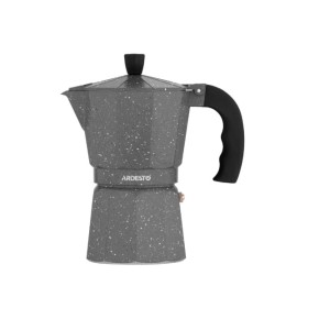 Гейзерна кавоварка Ardesto Gemini Molise 240 мл 6 чашок сірий (AR0806AGS)