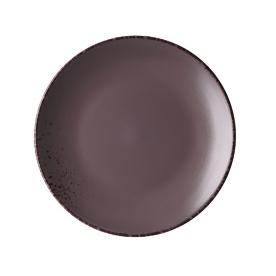 Тарелка обеденная Ardesto Lucca 26 см Grey brown керамика AR2926GMC