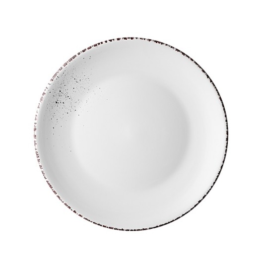 Тарілка обідня Ardesto Lucca 26 см Winter white кераміка AR2926WMC
