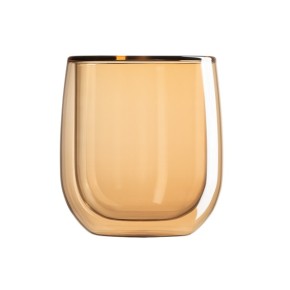Набор чашек Ardesto Fresh Golden двойное стекло 250мл 2 штуки AR2625GG