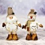 Фигура новогодняя "Santa Snowman" 44см R30904