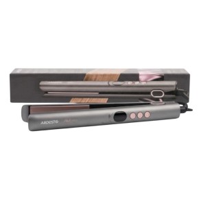 Випрямляч для волосся Ardesto Pink Touch 52 Вт 150-230C сіро-рожевий (HC-R360PT)