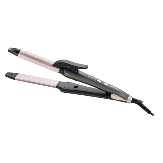 Плойка-випрямляч Ardesto HS-R360PT Pink Touch 2в1 65Вт 100-200C сіро-рожевий