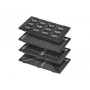 Мультимейкер Ardesto SM-H400S/ 4 сменные плиты/700Вт/черный+металл