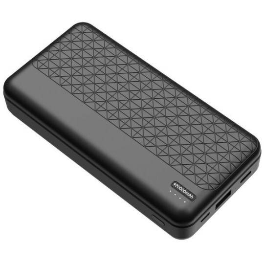 Портативний зарядний пристрій Power Bank 2E Geometry, 20000mAh, PD+QC 3.0 18W, black